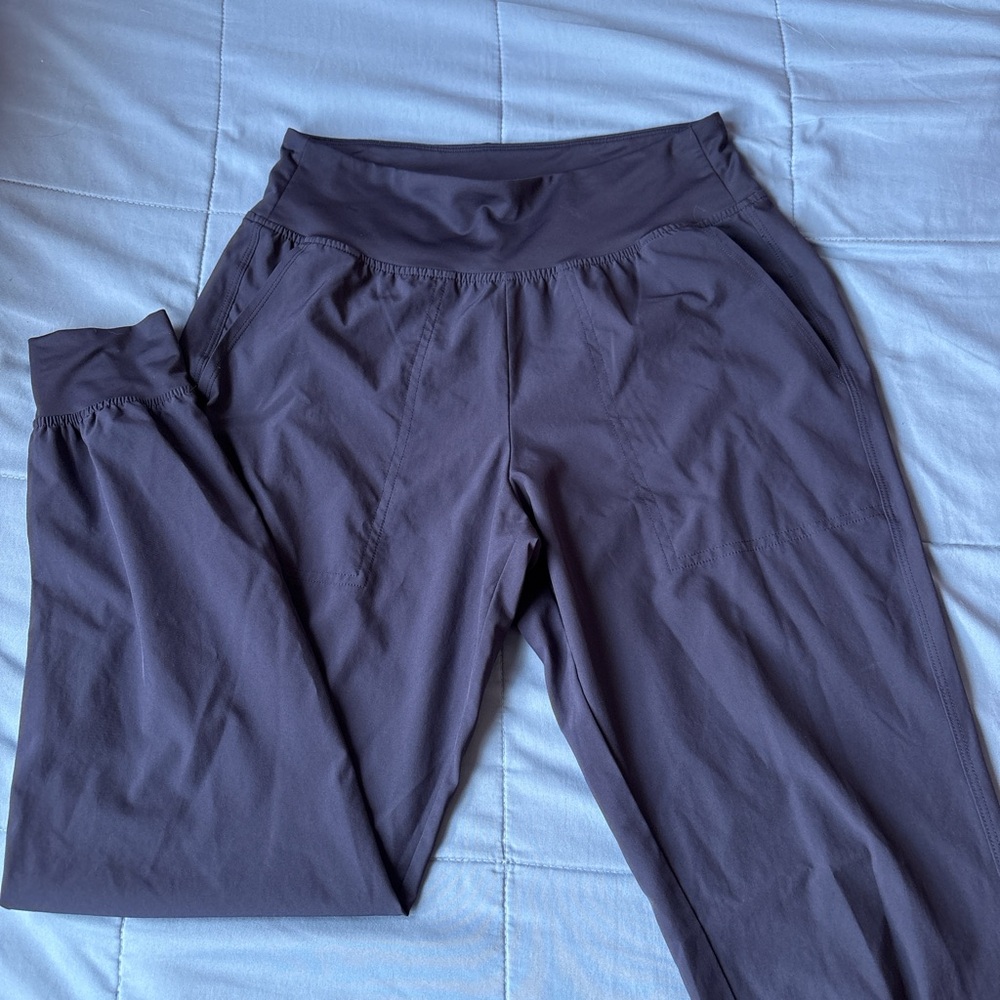 DSG Blue Track Pants Lightweight Performance Joggers